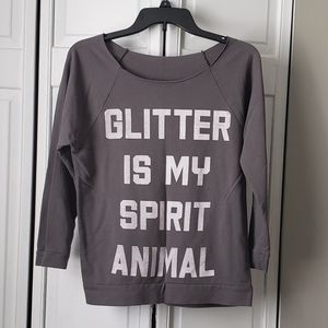 Small lightweight sweatshirt